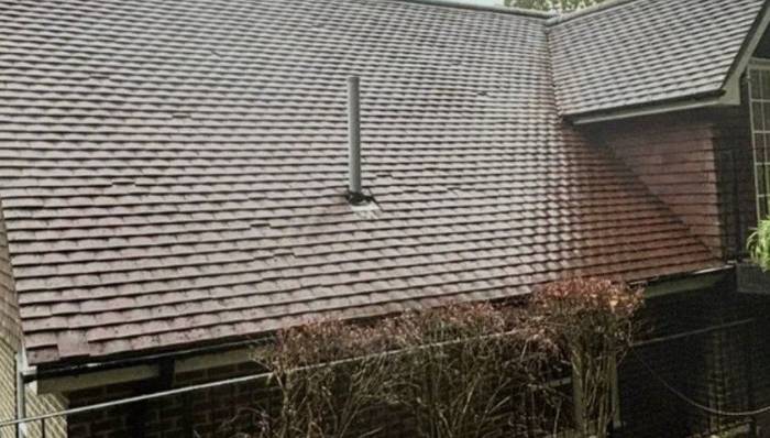 Cleaned roof, fascias and guttering